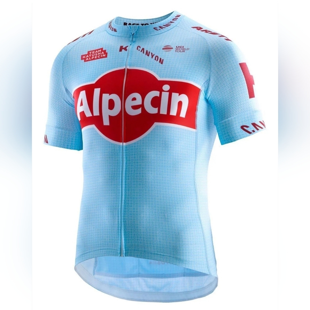 Alpecin Full Zip Katusha Cycling Jersey Size XXL